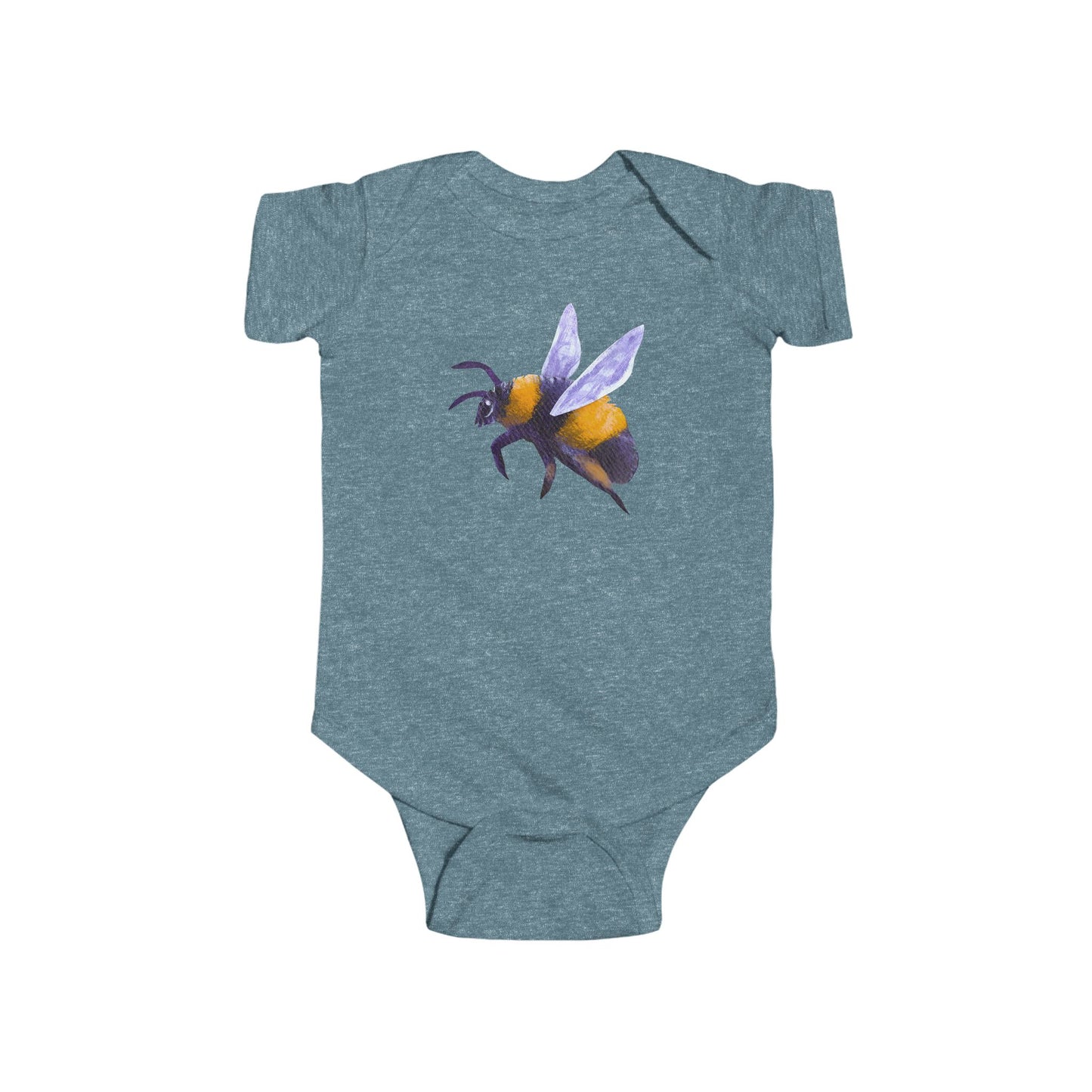 Bumblebee Illustration Infant Bodysuit | Baby Bee Onesie