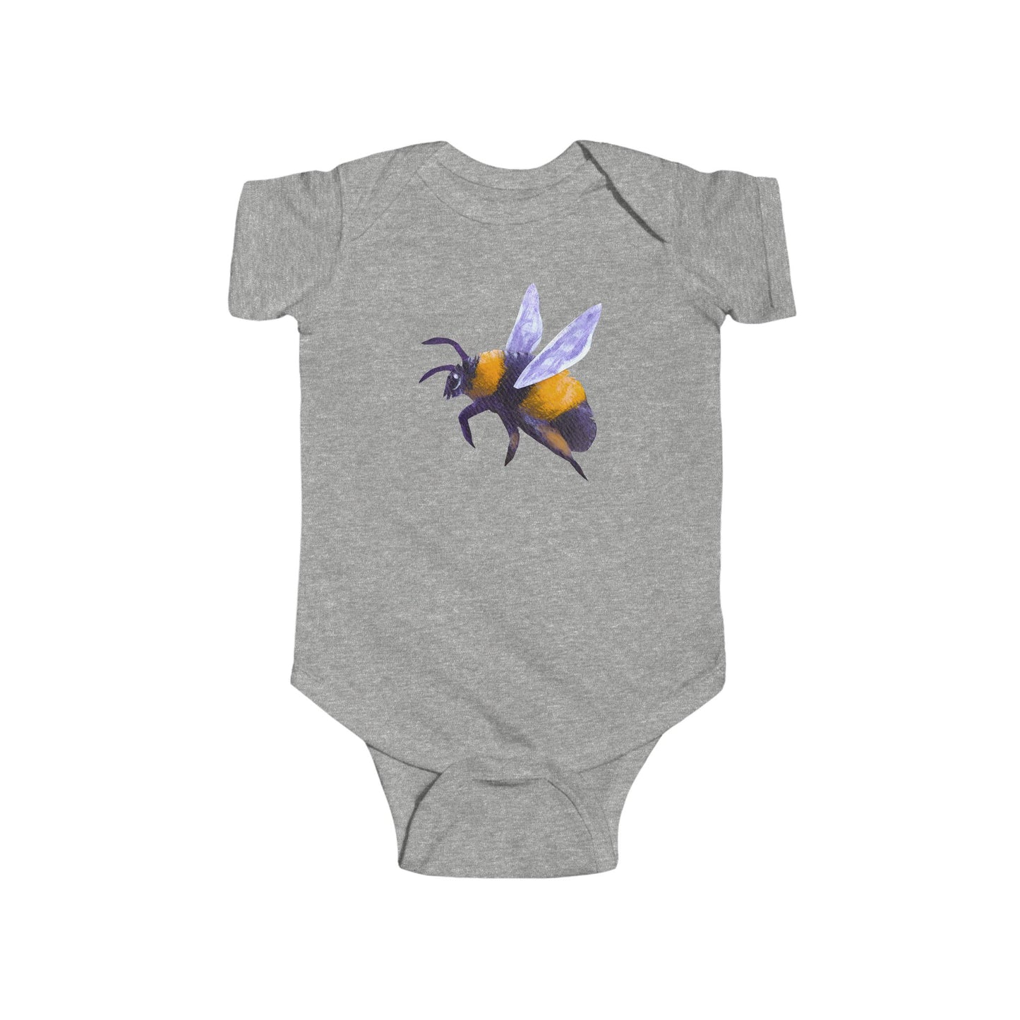Bumblebee Illustration Infant Bodysuit | Baby Bee Onesie