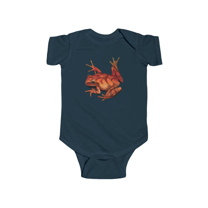 Tree Frog Illustration on Infant Bodysuit | customize text or remove