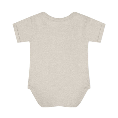 Owl Feather Infant Bodysuit — Cotton Onesie in Summer Colors