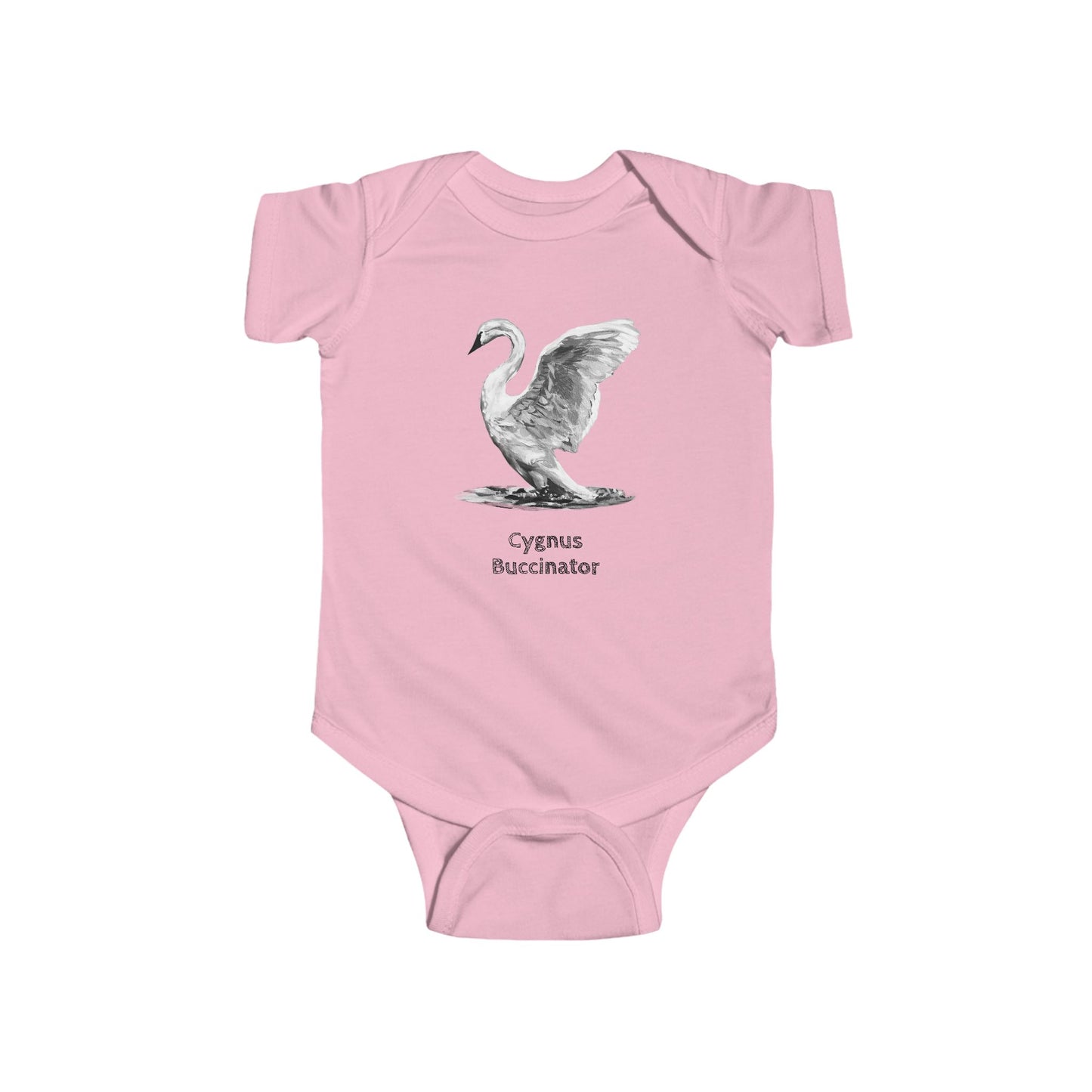 Trumpeter Swan Illustration Infant Bodysuit