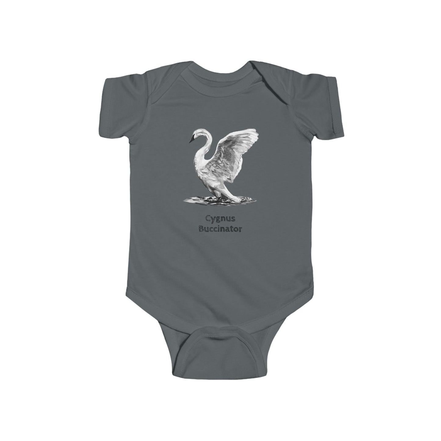 Trumpeter Swan Illustration Infant Bodysuit