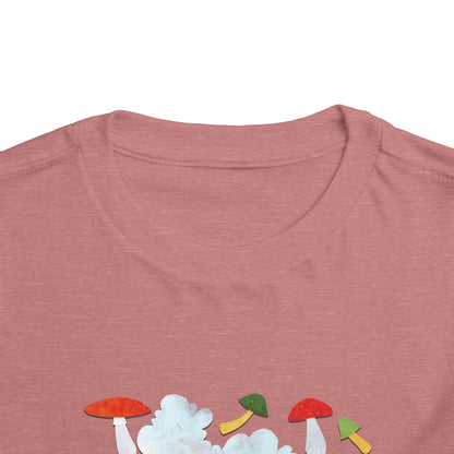 Dancing Mushrooms children's book art Toddler Tee | Cee Thorketil