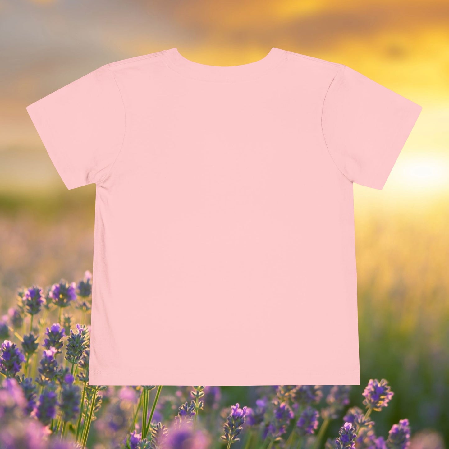 Toddler Tee — Bumblebees & Pink Coneflowers Hand Made Design