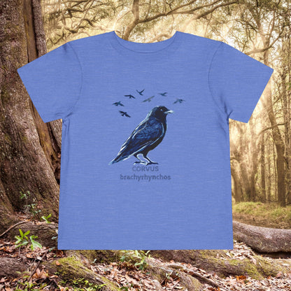 American Crow and Friends Toddler Tee | Maine Artist Cee Thorketil