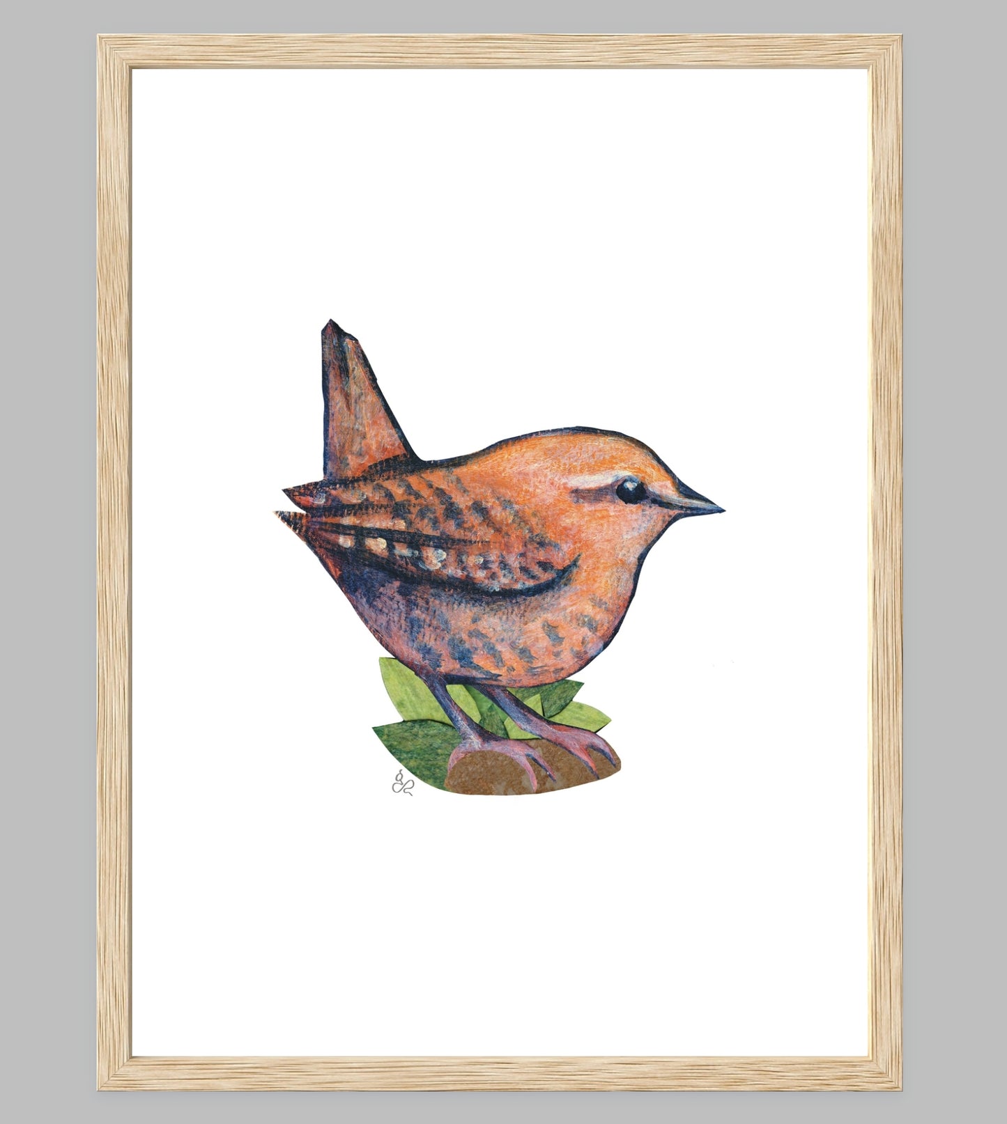 Forest Wren Painting -- Museum Quality Giclee Print on Thick Paper - Bard Owl Arts
