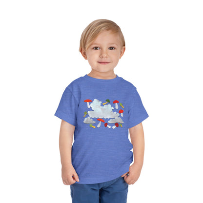 Dancing Mushrooms children's book art Toddler Tee | Cee Thorketil