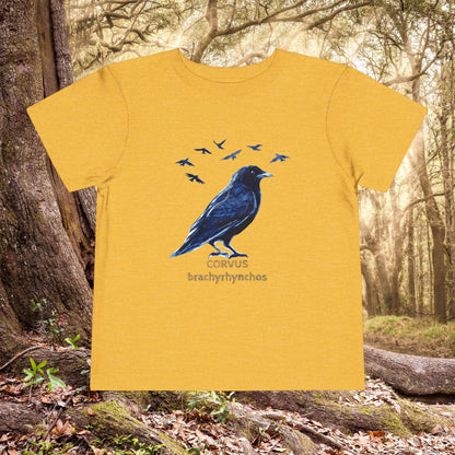 American Crow and Friends Toddler Tee | Maine Artist Cee Thorketil