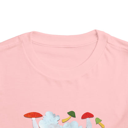 Dancing Mushrooms children's book art Toddler Tee | Cee Thorketil