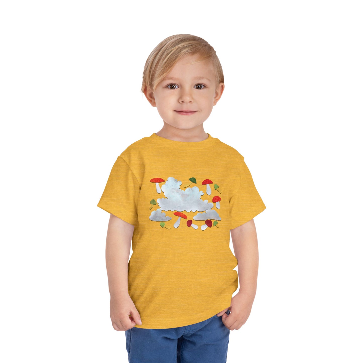 Dancing Mushrooms children's book art Toddler Tee | Cee Thorketil