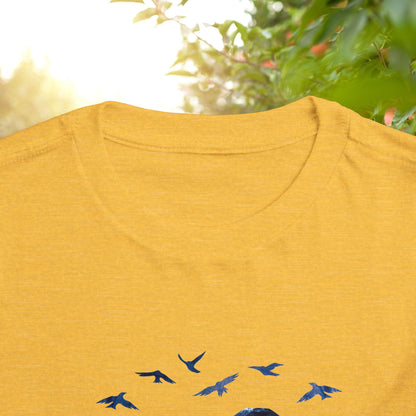 American Crow and Friends Toddler Tee | Maine Artist Cee Thorketil