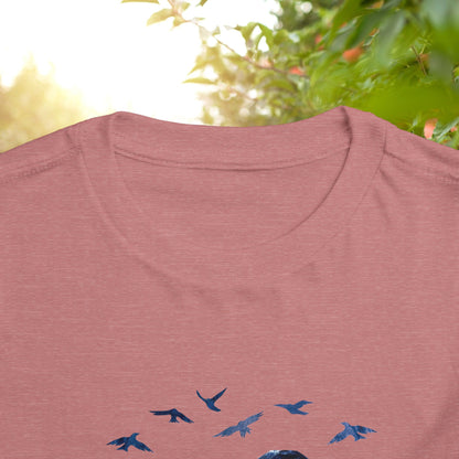 American Crow and Friends Toddler Tee | Maine Artist Cee Thorketil