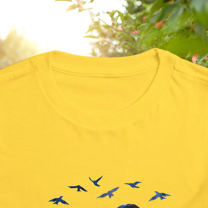 American Crow and Friends Toddler Tee | Maine Artist Cee Thorketil