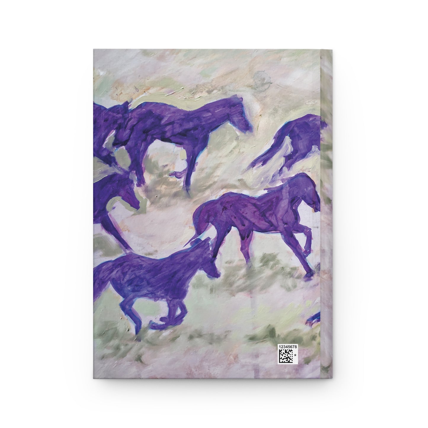 Equine Sunlit Fields Hardcover Journal — Horse Art Notebook for Riders & Nature Lovers