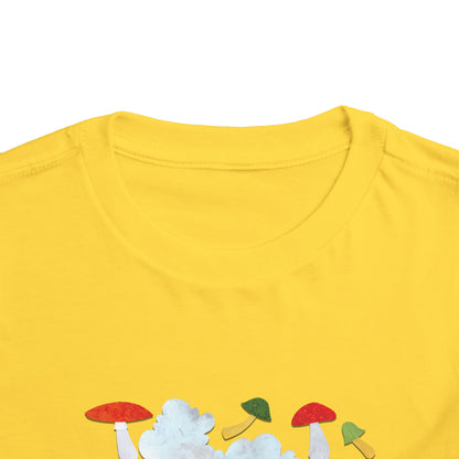 Dancing Mushrooms children's book art Toddler Tee | Cee Thorketil