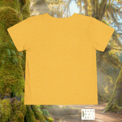 Hand-Drawn Owl Toddler Tee | Great Horned Owl Illustration