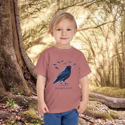 American Crow and Friends Toddler Tee | Maine Artist Cee Thorketil
