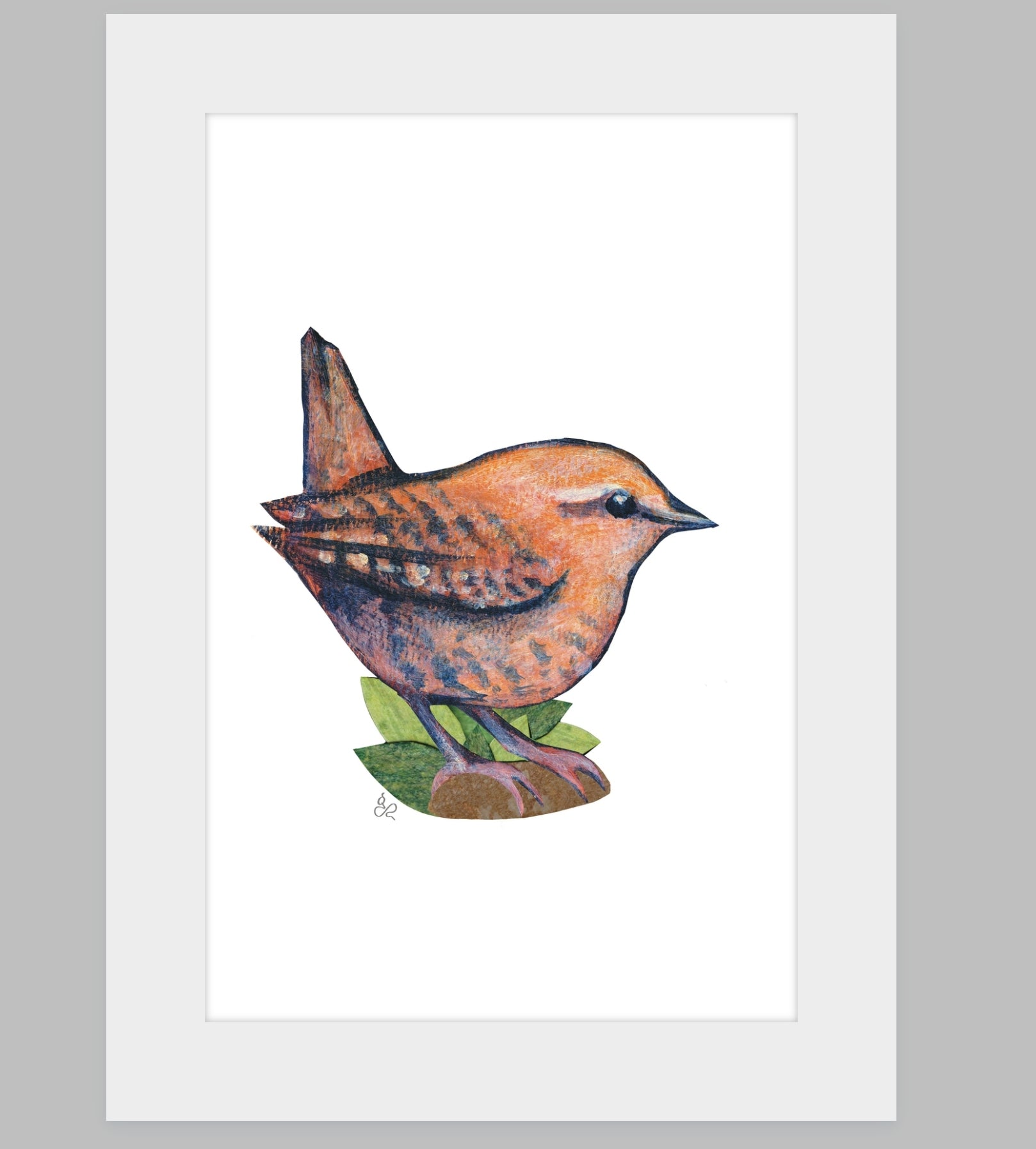 Forest Wren Painting -- Museum Quality Giclee Print on Thick Paper - Bard Owl Arts