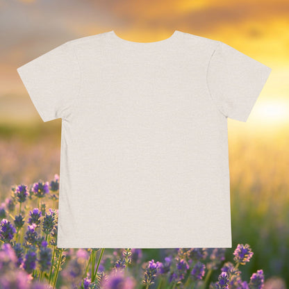 Toddler Tee — Bumblebees & Pink Coneflowers Hand Made Design
