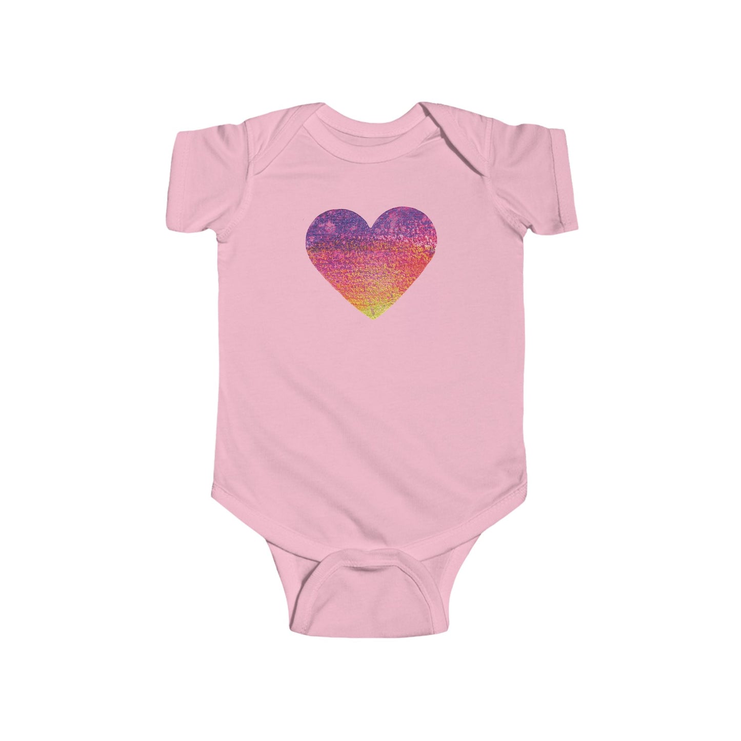 Watercolor Heart Infant Bodysuit | Baby Onesie