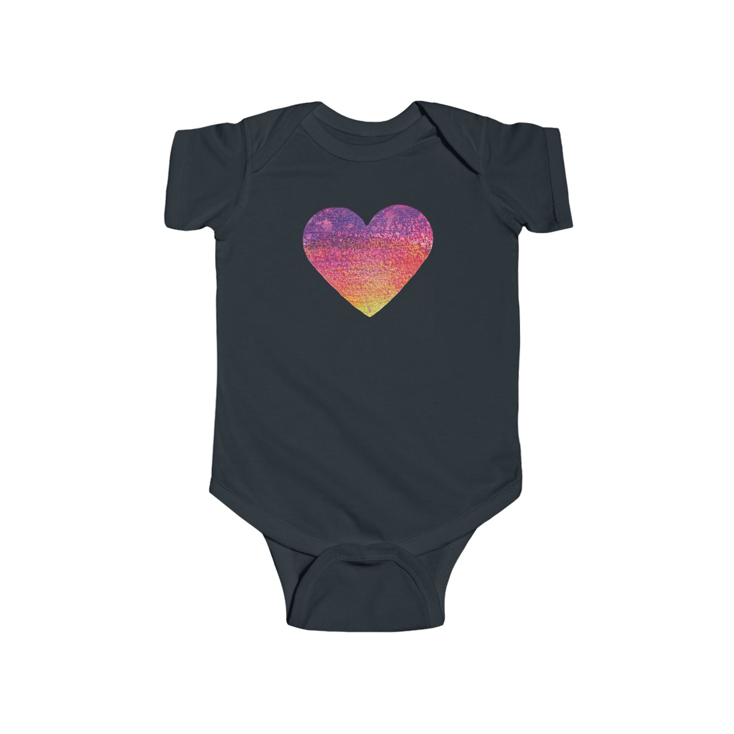 Watercolor Heart Infant Bodysuit | Baby Onesie