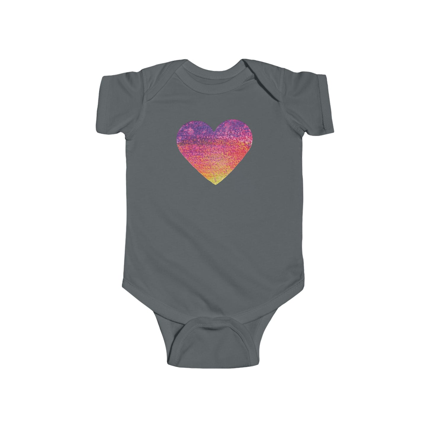Watercolor Heart Infant Bodysuit | Baby Onesie