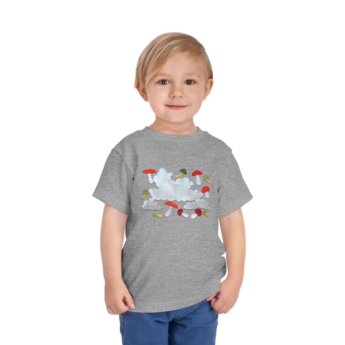 Dancing Mushrooms children's book art Toddler Tee | Cee Thorketil