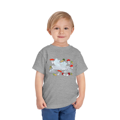 Dancing Mushrooms children's book art Toddler Tee | Cee Thorketil