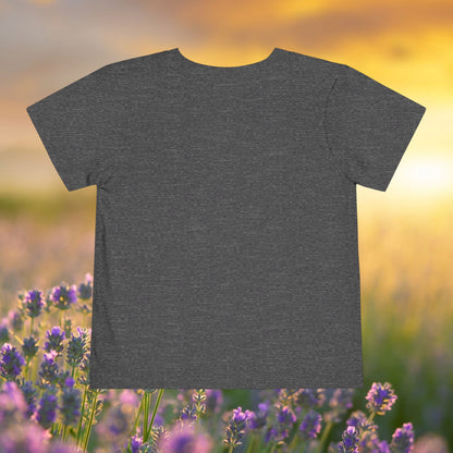 Toddler Tee — Bumblebees & Pink Coneflowers Hand Made Design