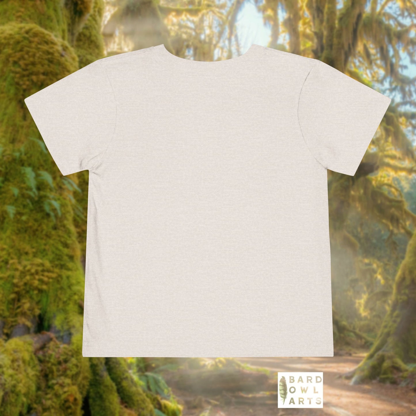 Hand-Drawn Owl Toddler Tee | Great Horned Owl Illustration