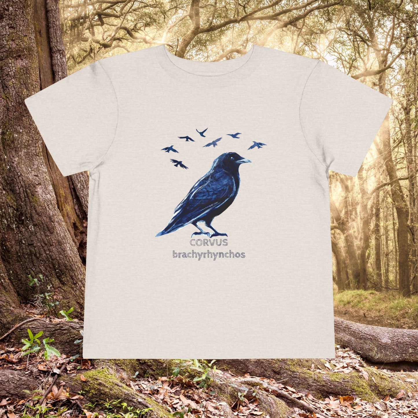 American Crow and Friends Toddler Tee | Maine Artist Cee Thorketil