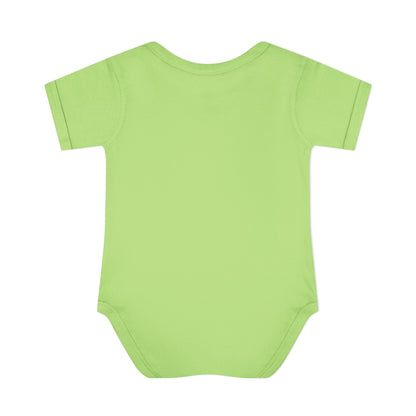 Owl Feather Infant Bodysuit — Cotton Onesie in Summer Colors