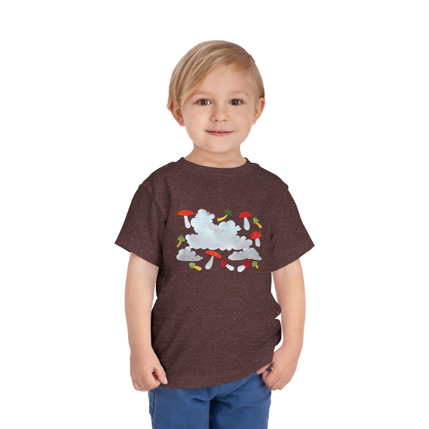 Dancing Mushrooms children's book art Toddler Tee | Cee Thorketil