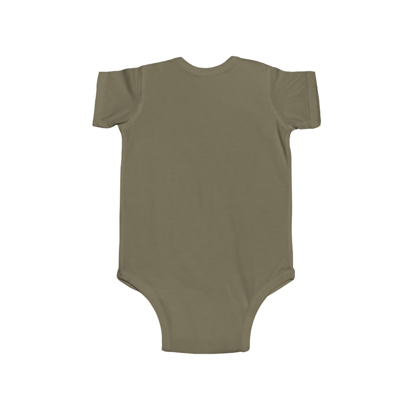 Opossum Mom with Babies Infant Bodysuit | Green, Army Green, and Peach Color Options