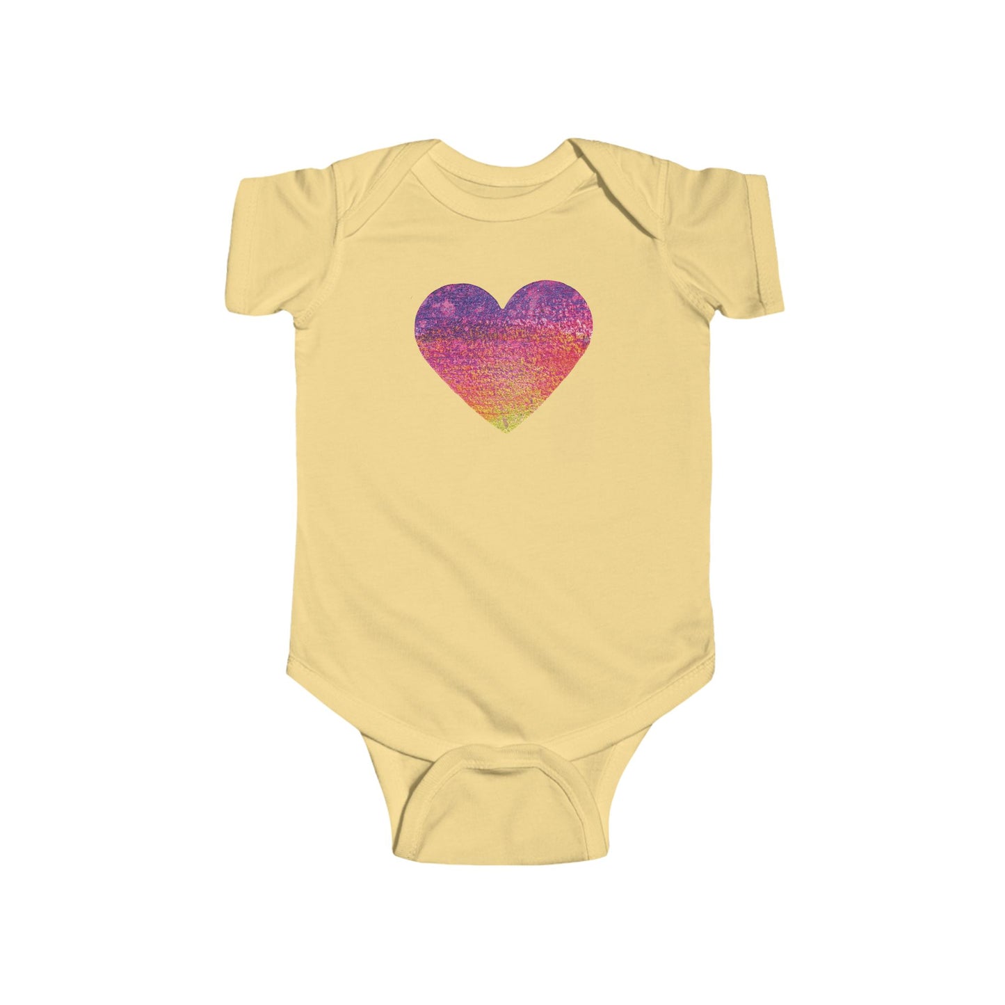 Watercolor Heart Infant Bodysuit | Baby Onesie