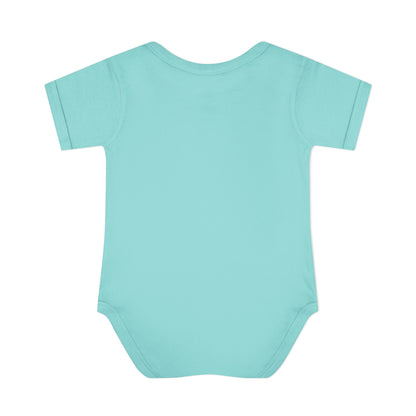 Owl Feather Infant Bodysuit — Cotton Onesie in Summer Colors