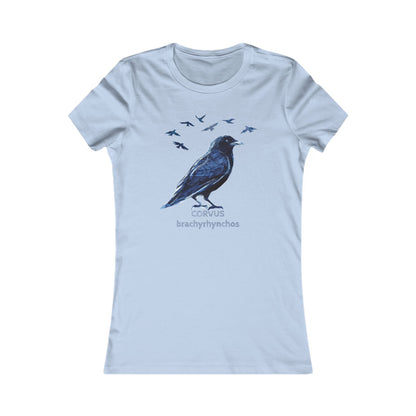 Crow Illustration tee | Birder Graphic Tee, Personalizable Text