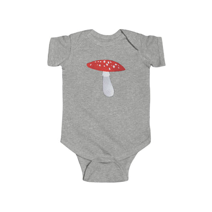 Mushroom Illustration Infant Bodysuit | I Love You So Mushy