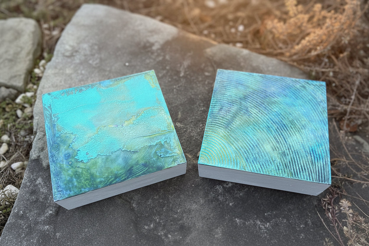 Diptych- Lichen & Time