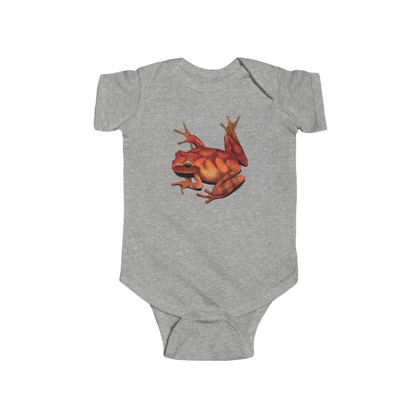 Tree Frog Illustration on Infant Bodysuit | customize text or remove