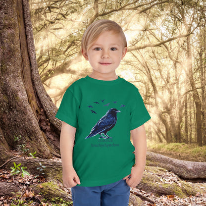 American Crow and Friends Toddler Tee | Maine Artist Cee Thorketil
