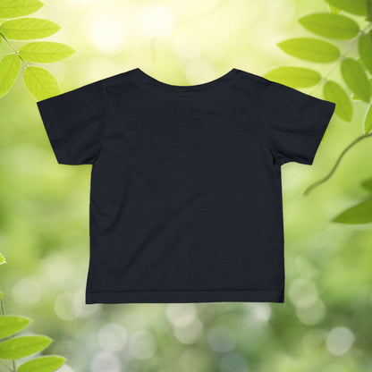 Moonlit Owl on Branch Infant Tee | Woodland Night Nursery Shirt