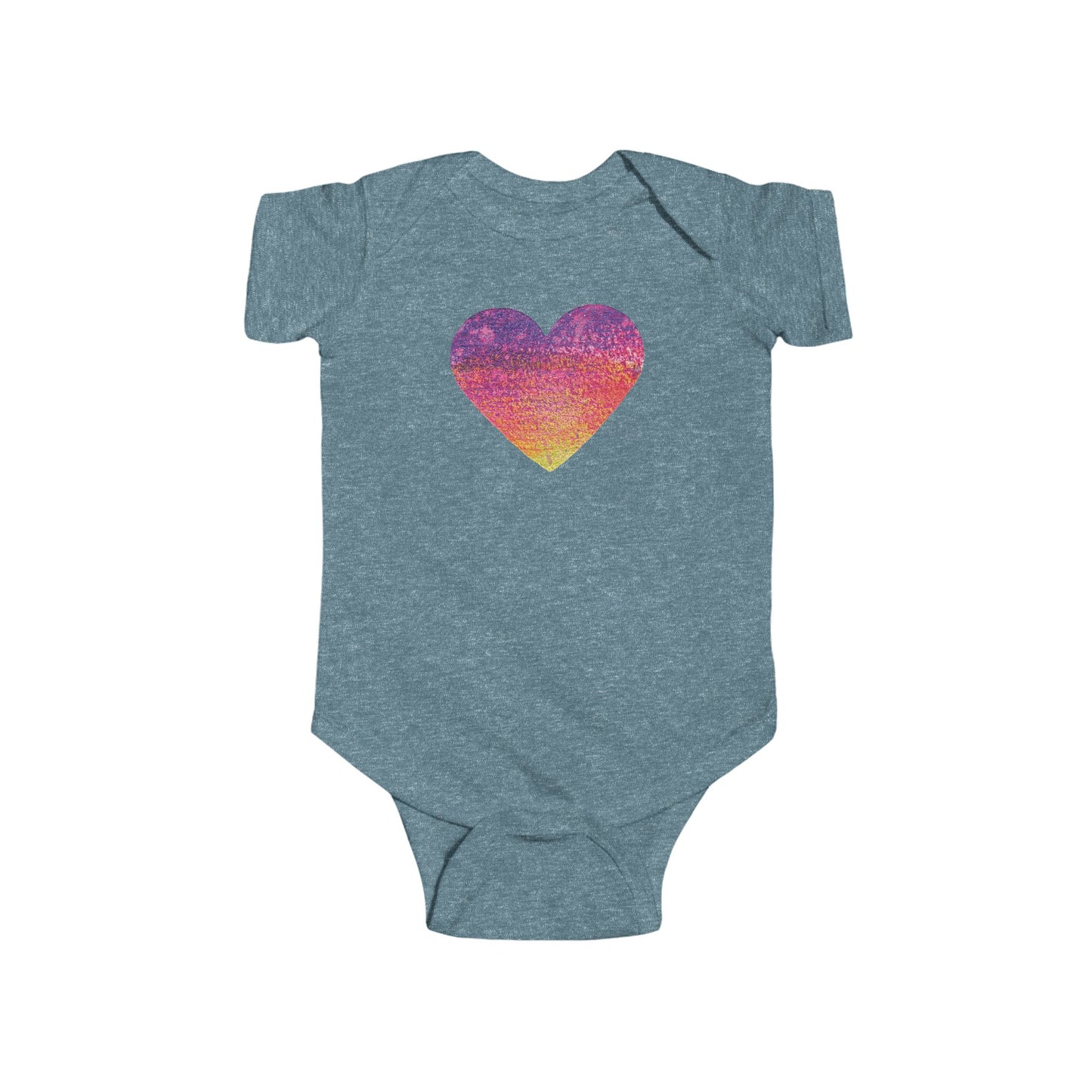 Watercolor Heart Infant Bodysuit | Baby Onesie