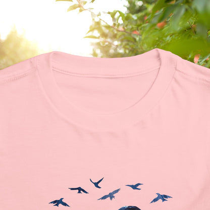 American Crow and Friends Toddler Tee | Maine Artist Cee Thorketil