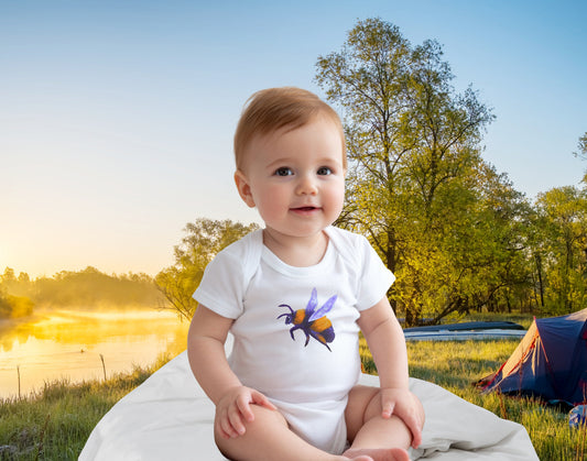 Bumblebee Illustration Infant Bodysuit | Baby Bee Bodysuit
