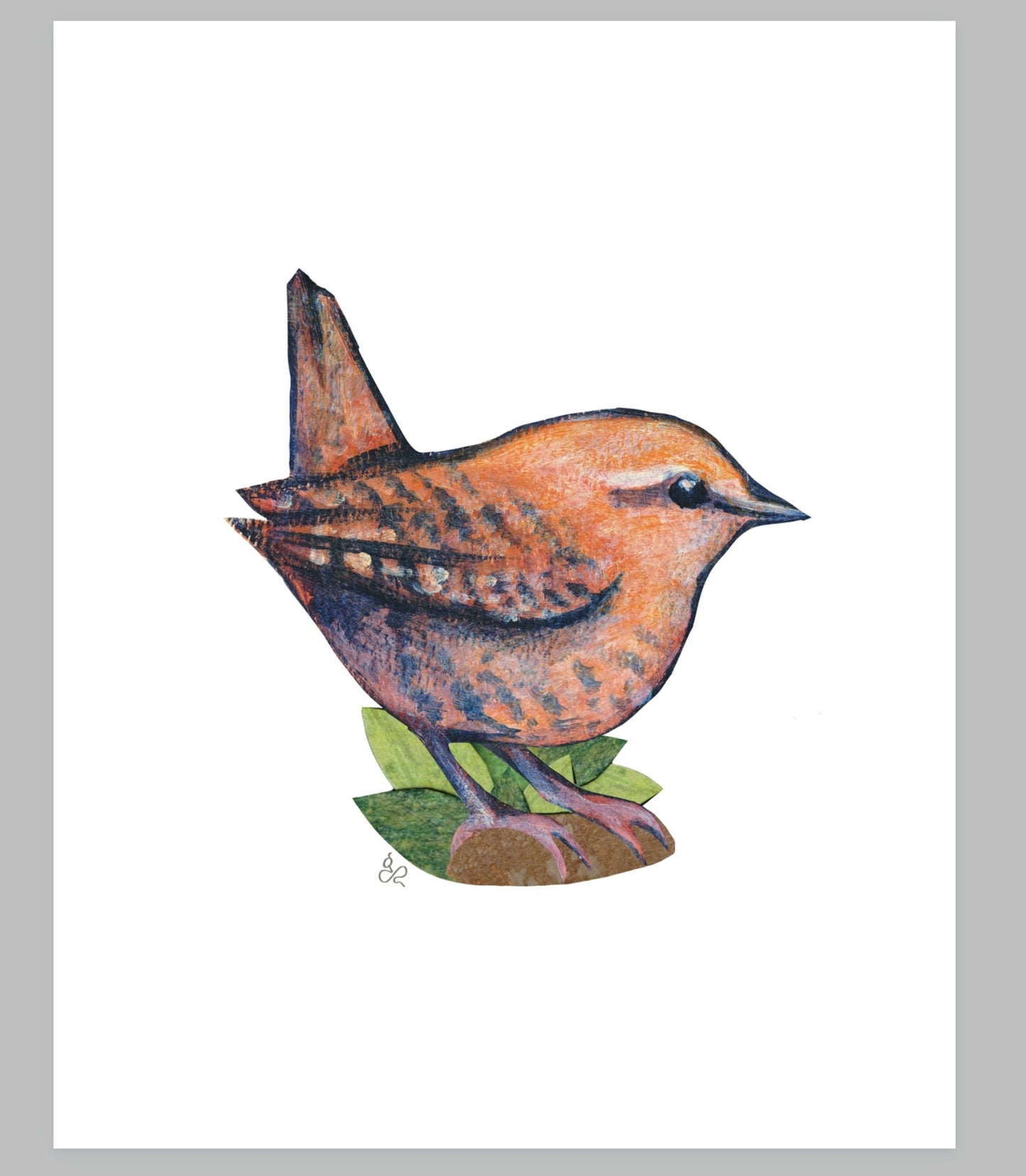 Forest Wren Painting -- Museum Quality Giclee Print on Thick Paper - Bard Owl Arts