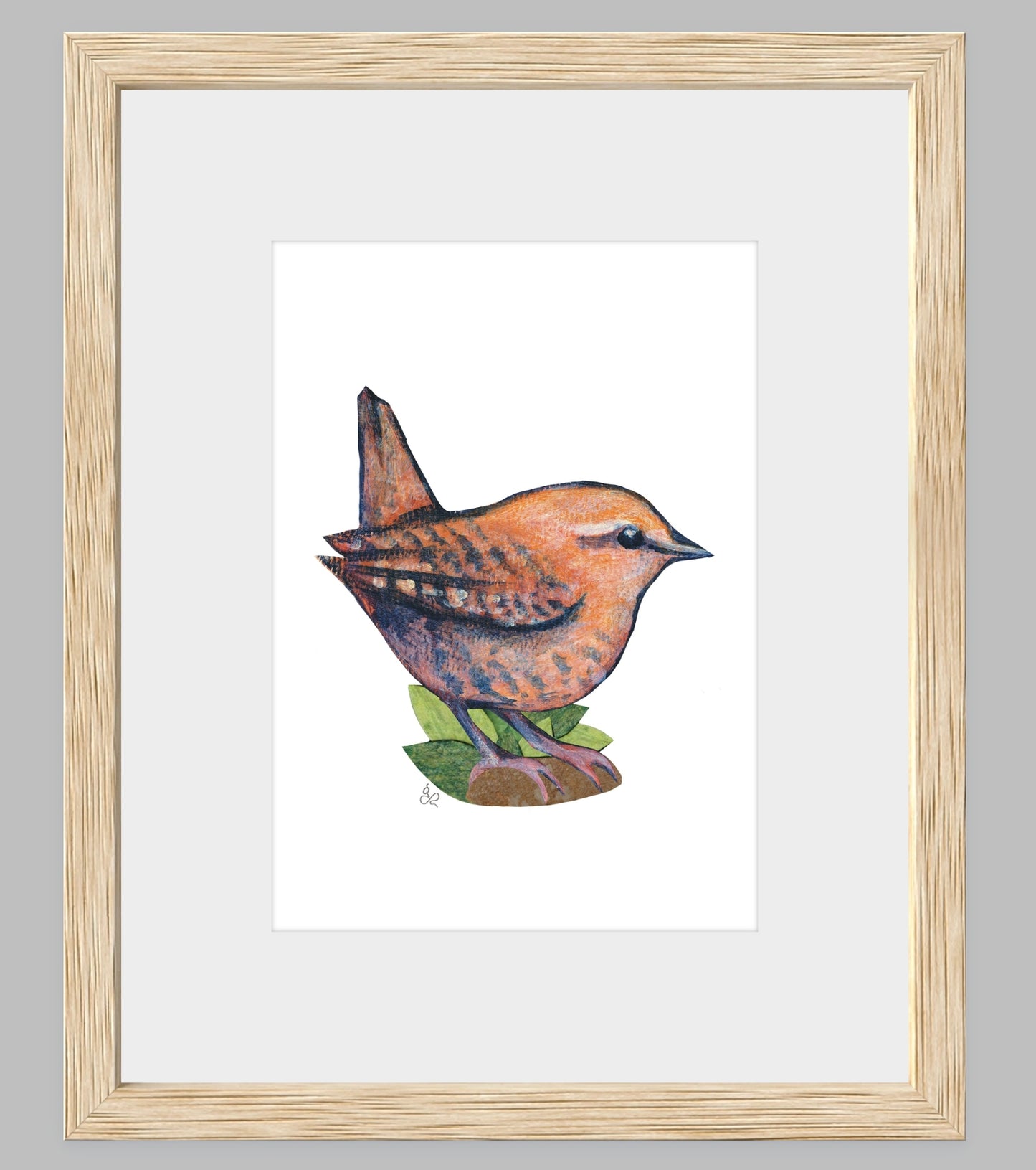 Forest Wren Painting -- Museum Quality Giclee Print on Thick Paper - Bard Owl Arts