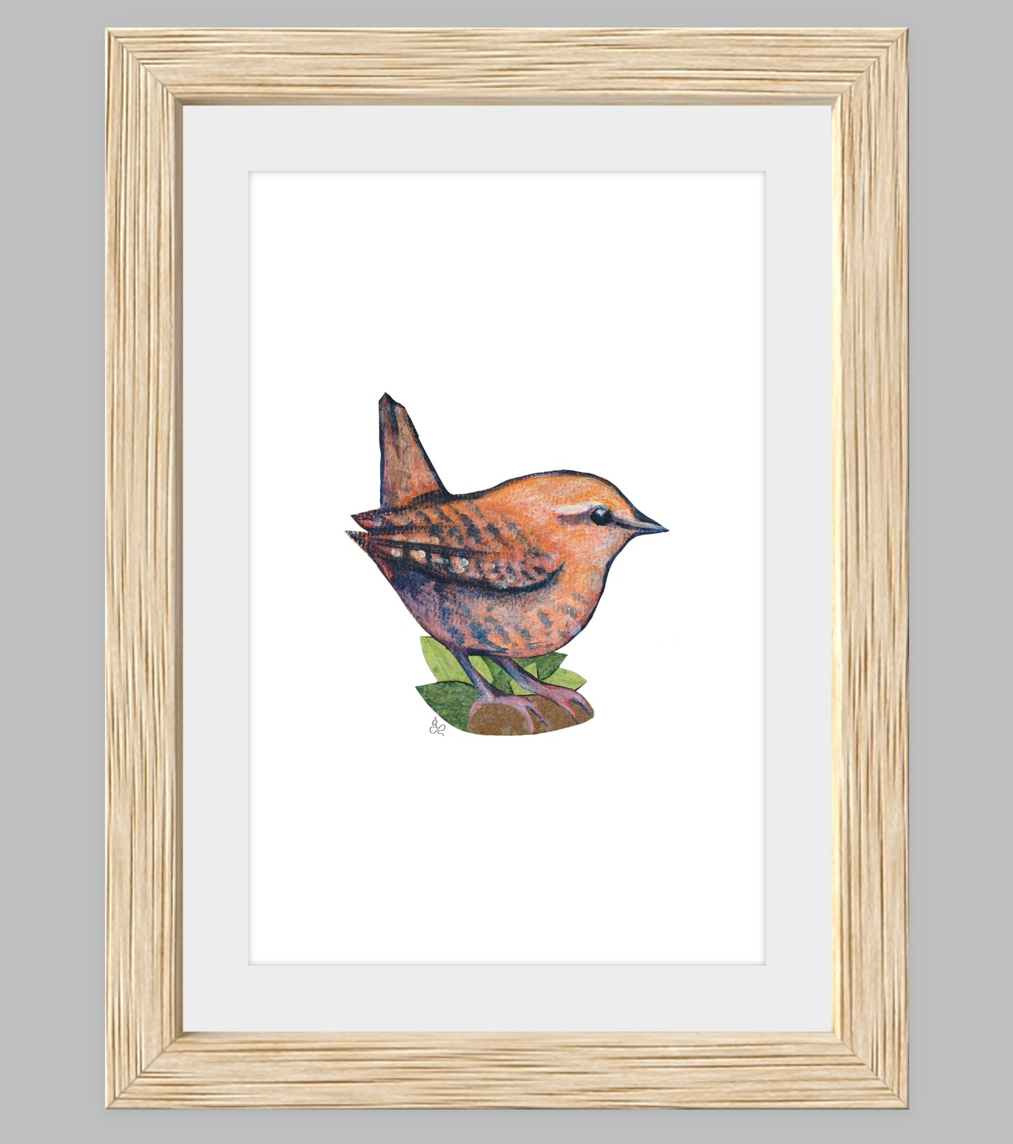 Forest Wren Painting -- Museum Quality Giclee Print on Thick Paper - Bard Owl Arts