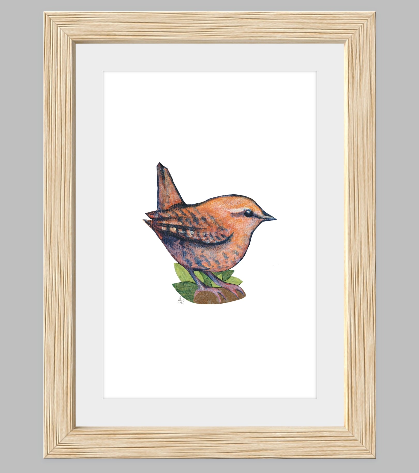 Forest Wren Painting -- Museum Quality Giclee Print on Thick Paper - Bard Owl Arts