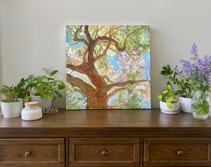 Balm of Gilead, 30"x30" Original Oil Painting